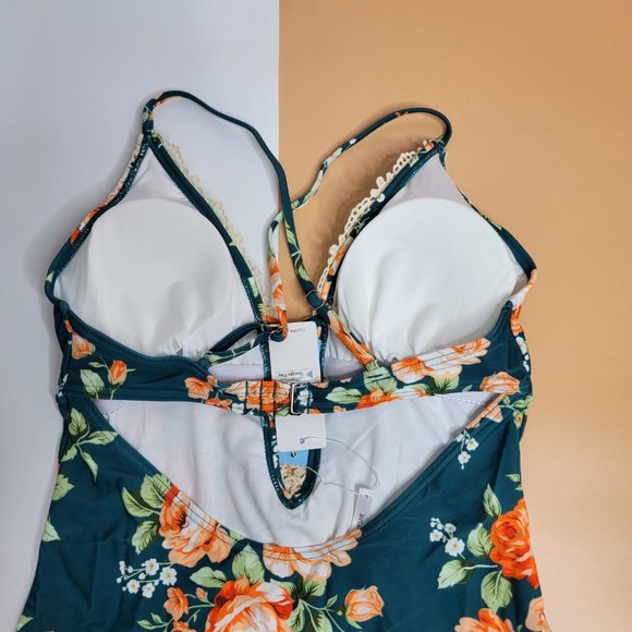 CUPSHE Women's Ladies Vintage Lace Bikini Sets Beach Swimwear size Large NWT - Picture 10 of 14